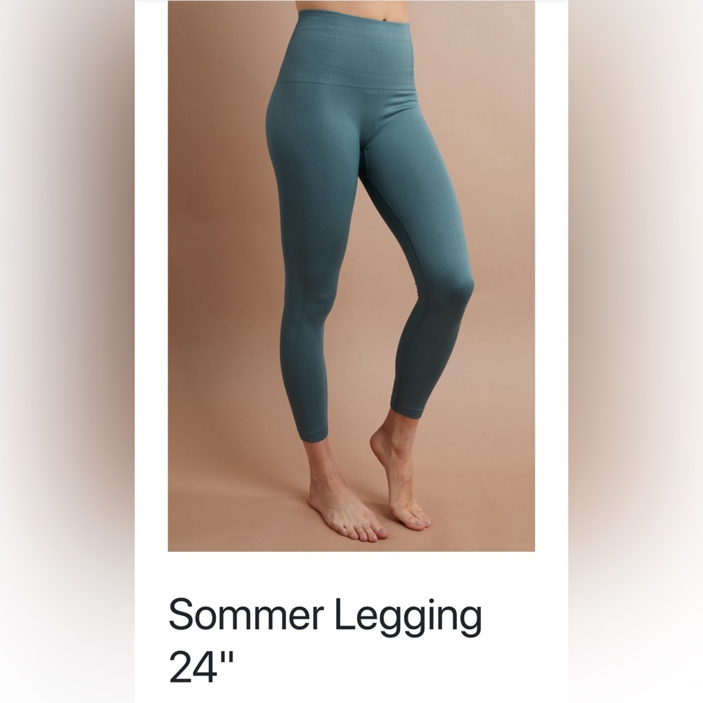 SAVVI Sommer Legging Color Silver Pine